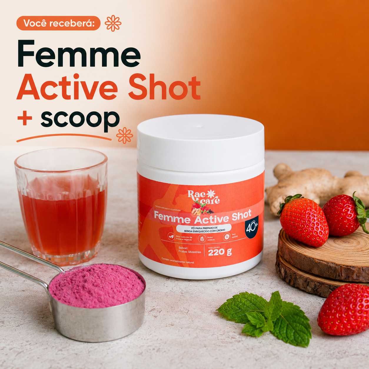 Femme Active Shot – leveza, praticidade e bem-estar