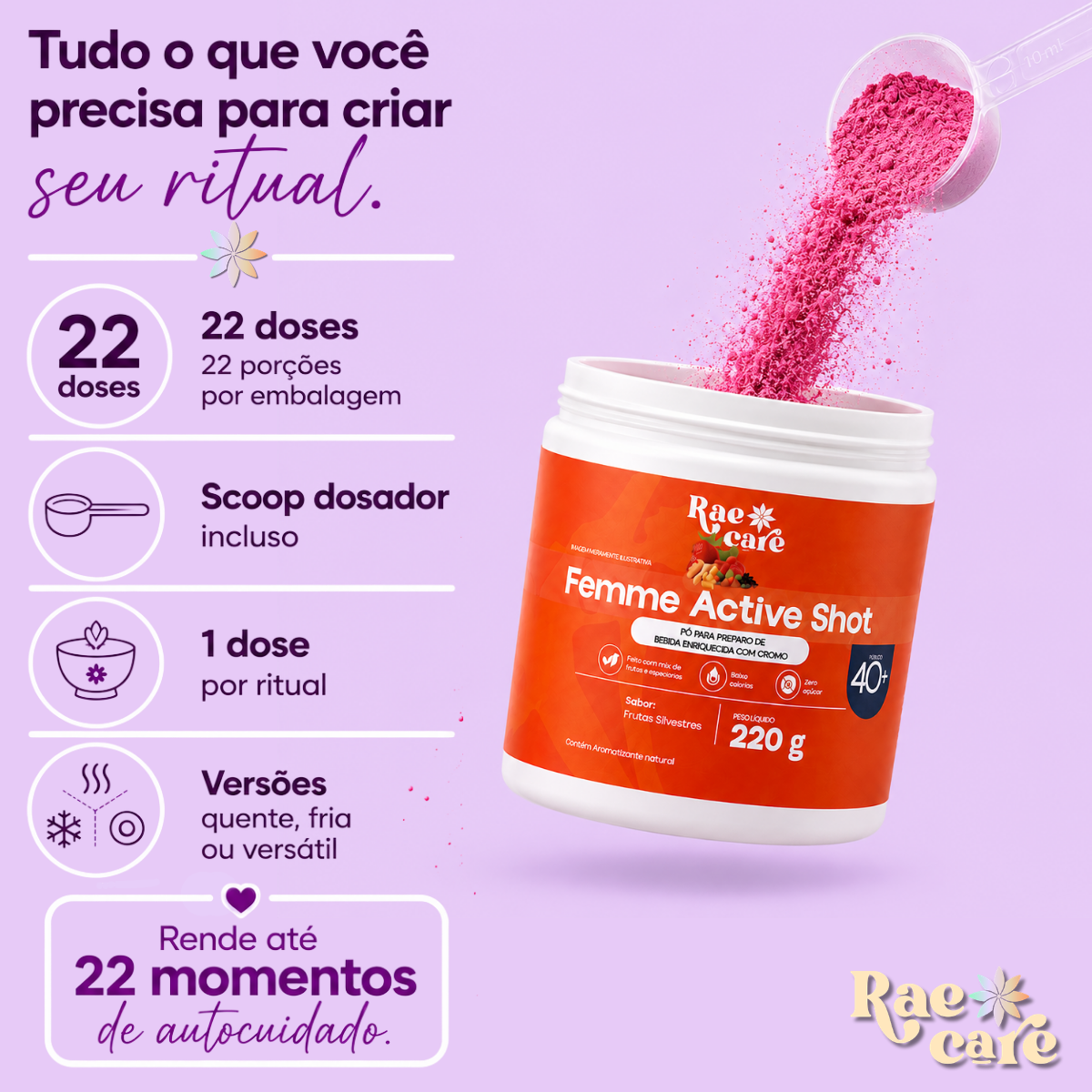 Femme Active Shot – ritual frio para começar o dia com mais energia